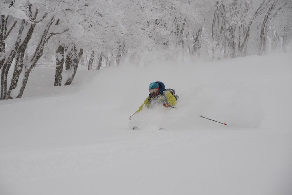 Backcountry skiing
